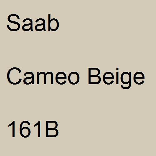 Saab, Cameo Beige, 161B.